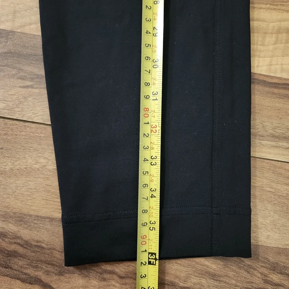 Lululemon Black Pants Slim-Fit Womens Size 4 Drawstring 4-Pocket